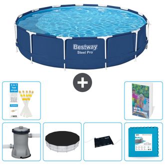 Bestway Piscina Bestway Steel Pro Redonda - 396x84 Cm - 7-piezas S273