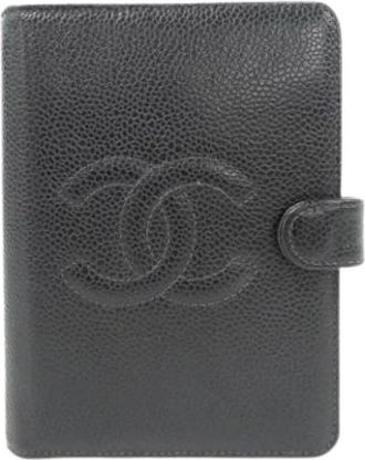 Chanel Pre-owned Wallets, female, Black, Size: ONE SIZE Pre-owned Vintage Wallet