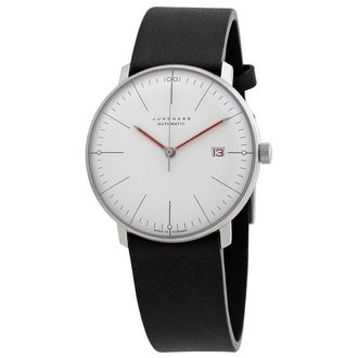 Junghans Max Bill Automatic Bauhaus White Dial Mens Watch 027/4009.02