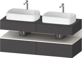 Duravit Qatego Consola Mueble Bajo Lavabo, 2 Extensiones, 2 - Duravit