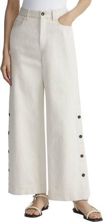 Lafayette 148 New York High Rise Wide Ankle Pant