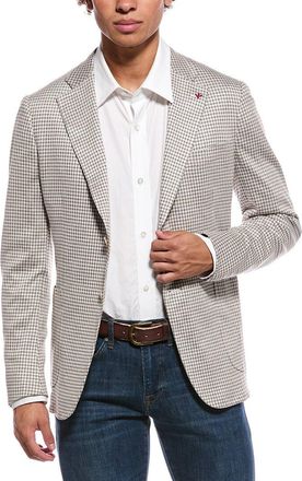 Isaia Capri Silk-Blend Sport Jacket