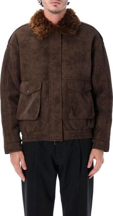 s.w.o.r.d Eco-Shearling Aviator Jacket