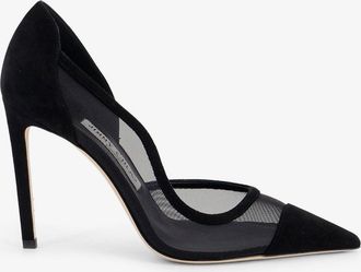 Jimmy Choo London D&eacute;collet&eacute; Brigitte 100 in suede - JIMMY CHOO - gender_Woman