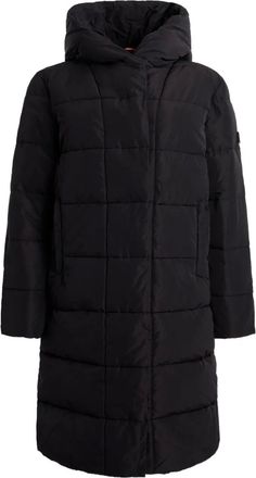 Bally Piumino lungo con logo - Nero