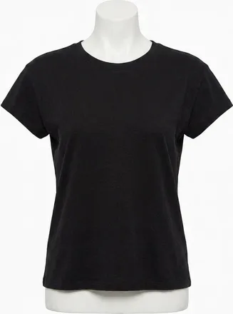 Z Supply Modern Slub Tee In Black