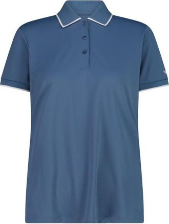 F.lli Campagnolo Polo Stretch Piquet Polo-Shirt f&uuml;r Damen | blau