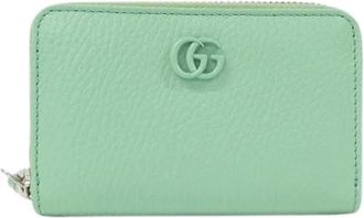 Gucci Pre-owned Coin Purse - Dames - Vintage Accessoires - Groen - ONE Size - Leer - Vintage
