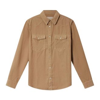 Isabel Marant Vasco Shirt - Shirts - Hombre - Beige - M