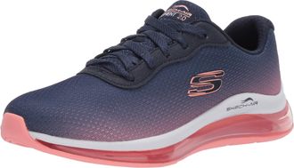 Skechers SKECH-AIR ELEMENT 2.0, Womens Low-Top Trainers, Blue (Navy Mesh/Hot Pink Trim Nvhp), 5 UK (38 EU)