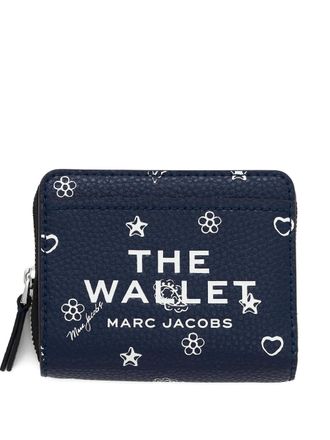 Marc Jacobs The Bandana leather wallet - Blue