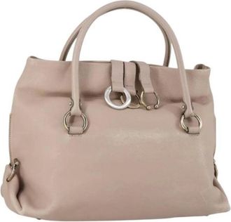 Ferragamo Pre-owned Handbags, female, Beige, Size: ONE SIZE Pre-owned Handbag
