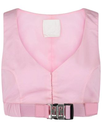 Givenchy Nylon Belted Crop Top