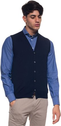 Andrea Fenzi Gilet Blu Andrea Fenzi Uomo