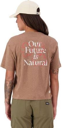 Mons Royale Yonder Merino Organic Cotton T-Shirt - Womens in Mocha at Nordstrom, Size X-Small