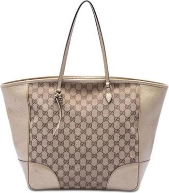 Gucci Pre-owned Bree Tote Bag - Dames - Vintage Shopper - Beige - ONE Size - Vintage