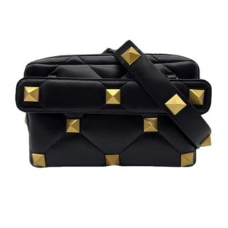 Valentino Pre-owned Vintage Schoudertas - Dames - Pre-owned - Zwart - Maat: ONE Size Leer