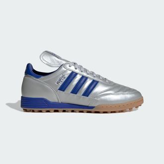 adidas Originals Mens Mundial Team Shoes - Silver Leather - Size UK 6.5
