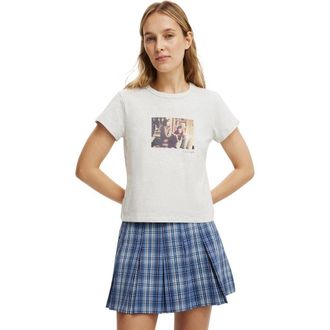 Cotton On Womens Lcn Original Graphic Tee in Gilmore Girls Reading Soft at Nordstrom, Size Xx-Small