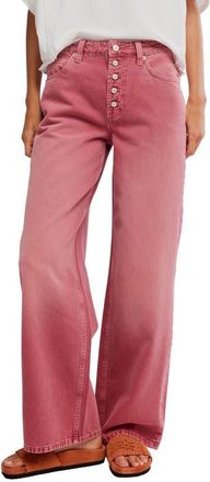 Free People Nia Exposed Button Boyfriend Jeans in Baroque at Nordstrom, Size 29