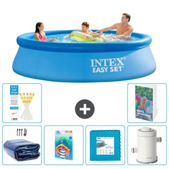 Intex Piscina Easy Set Redonda - 305x76 Cm - 7-piezas S55
