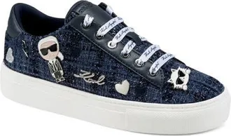 Karl Lagerfeld Cate Pins Sneaker in New Navy at Nordstrom, Size 9.5
