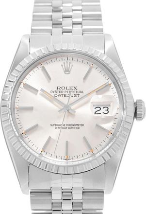 Rolex Pre-owned Rolex Datejust 36 Automatic Chronometer Silver Dial Mens Watch 16030 SSO