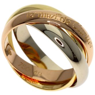 Cartier Pink Gold White Gold Yellow Gold Yellow Gold (18K) Pink Gold (18K) White Gold (18K) Band Ring (Pre-Owned)