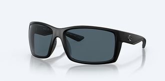 Costa Unisex Reefton Polarized Sunglasses In Blackout Frame Gray