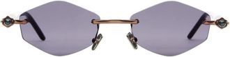 Kuboraum P60 Zonnebril - unisex - Zonnebrillen - Bruin - 52 MM - Accessoires