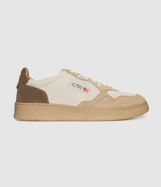 Autry Baskets Homme Medalist Low Tric Suede Pean Tundra