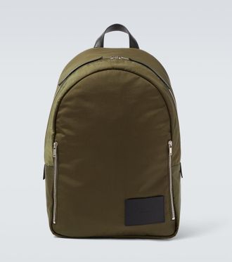Jil Sander Leather-trimmed backpack