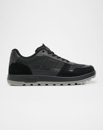 Brioni Men & apos;s Fabric and Suede Low-Top Sneakers