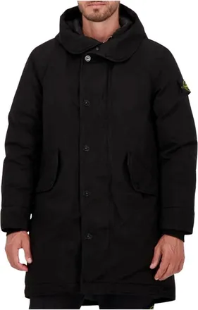 Stone Island Uomo, Cappotti, Nero, S, new
