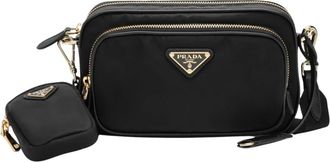 Prada Dames, Tassen, Zwart, Maat: ONE Size Nylon