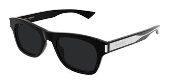Saint Laurent SL 877 001 Mens Sunglasses Black Size 51 - Free RX Lenses - Free RX Lenses