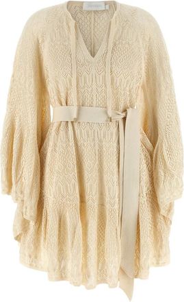 Zimmermann Dames, Jurken, Beige, Maat: M Katoen