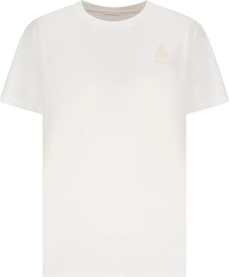 Isabel Marant Aby T-Shirt - Dames - T-shirts - Wit - S - Katoen - Tops