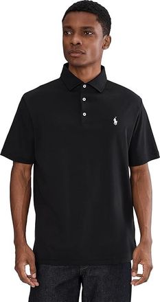 Polo Ralph Lauren Classic Fit Soft Cotton Polo Shirt Mens Clothing Polo Black : 2XL