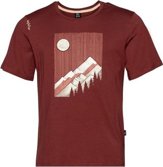 Chillaz Bozen Sunny Mountains T-Shirt f&uuml;r Herren | rot
