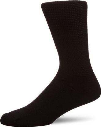 Hj Hall Diabetic HJ1351 Mens Socks Black Size 6 to 11