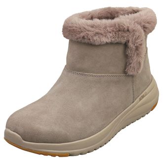 Skechers Womens On-The-Go Stellar Cozy Step Ankle Boot, Dark Taupe Suede, 3 UK