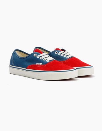Vans Authentic Primary Racing Red Trainers - Size: UK 10 / eu 44.5 / us 12.5