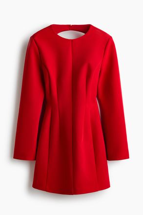 H&M R&uuml;ckenfreies Kleid - Rot