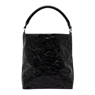 Maison Margiela Tassen, Dames, Zwart, ONE Size, Katoen, Tote met sluiting