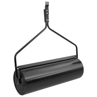 vidaXL Rodillo Para C&eacute;sped De Jard&iacute;n Hierro Negro 63 L Vidaxl