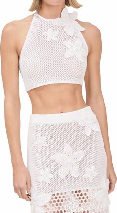 Devon Windsor Rammy Top In Off White