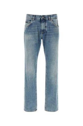 Dolce & Gabbana Blue Mid Rise Jeans