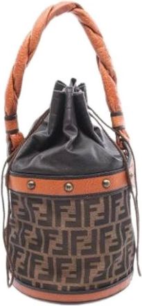Fendi Bolso Cubo Vintage Pre-owned - Pre-owned - Mujer - Marr&oacute;n - ONE SIZE