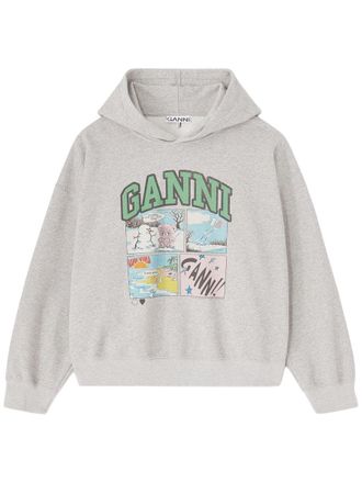 Ganni Sweatshirt With Logo